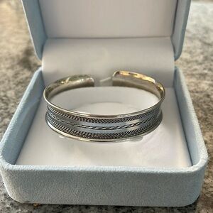 Sterling silver cuff bracelet from Egypt